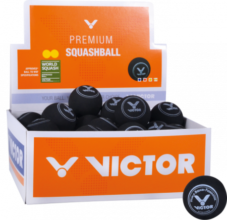 Victor Squashball Doppelgelb 36 Karton
