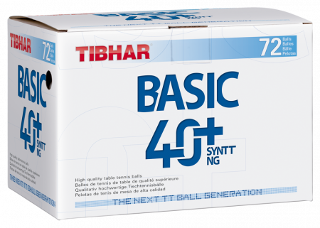 Tibhar Basic 40+ Syntt NG 72er-Pack weiß