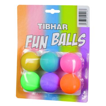 TIBHAR Fun Balls bunt 6er Pack 
