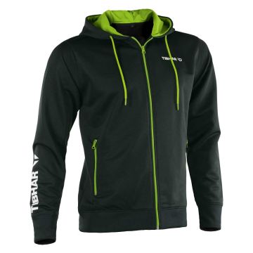 Tibhar Hoodie World Schwarz-Grün