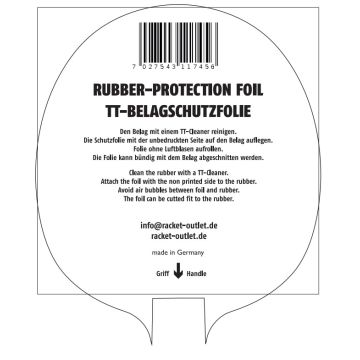 TT-Belag Schutzfolie