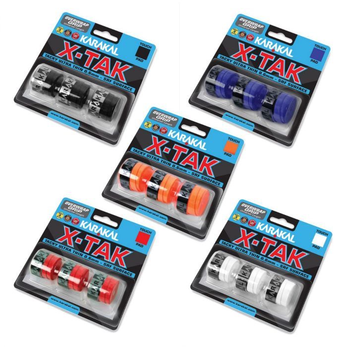 Karakal X-TAK Overgrip 3er Blister Karakal X-TAK Overgrip 3er Blister