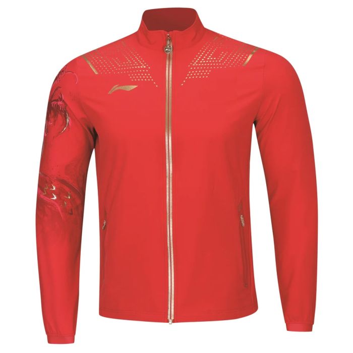 Li Ning National Team Jacke Men Dragon rot Li Ning National Team Jacke Men Dragon rot