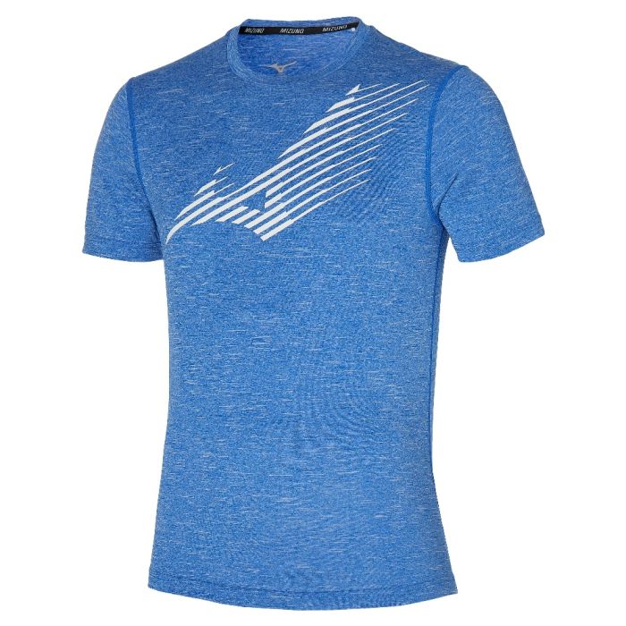 Mizuno Core Graphic RB Tee blau Mizuno Core Graphic RB Tee blau