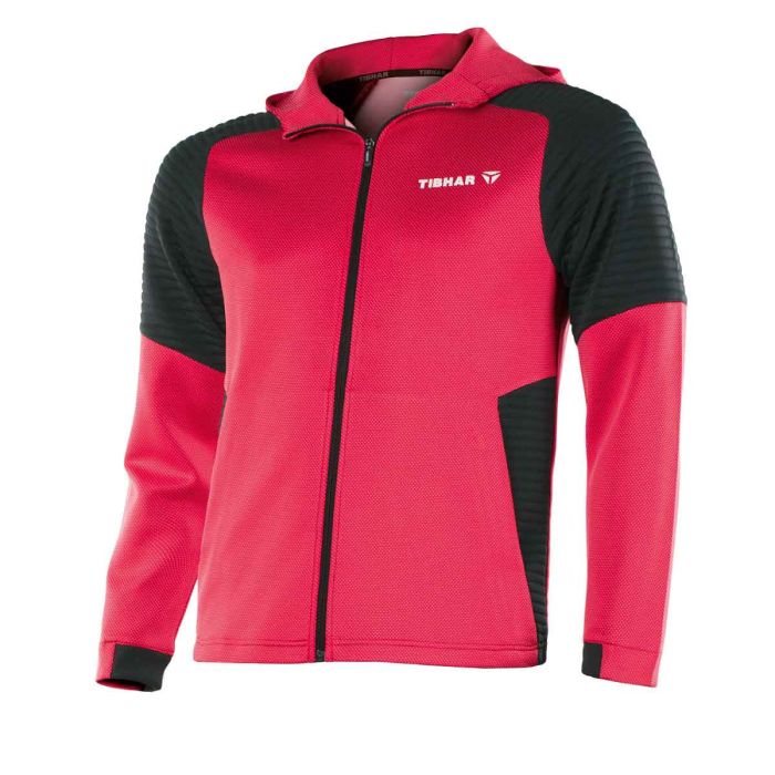 Tibhar Hoodie Pro Rot-Schwarz Tibhar Hoodie Pro Rot-Schwarz