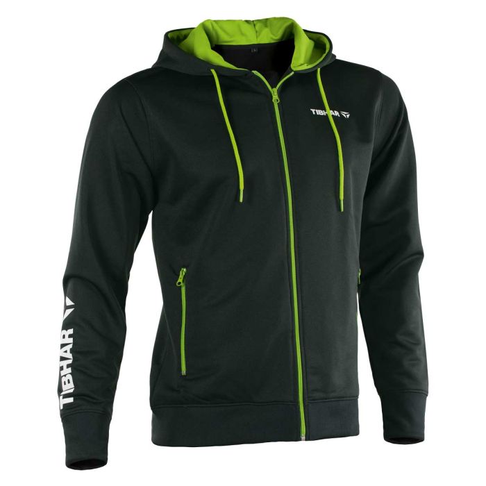 Tibhar Hoodie World Schwarz-Grün Tibhar Hoodie World Schwarz-Grün