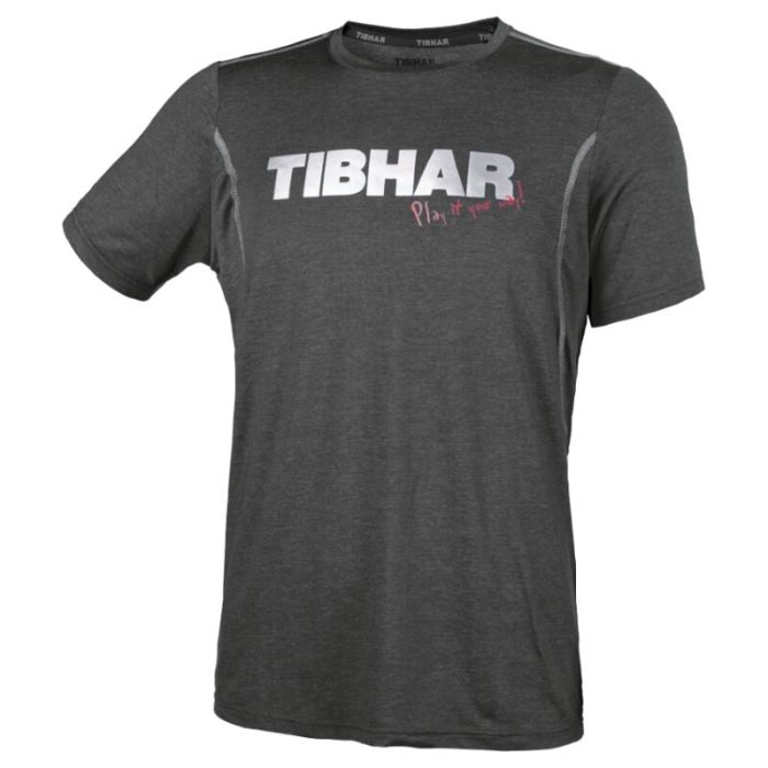Tibhar TT-Shirt Play Anthrazit Tibhar TT-Shirt Play Anthrazit
